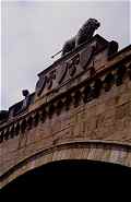 Alnwick - The Lion Bridge -The Central Arch and Percy
