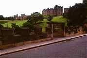 Alnwick - Alnwick Castle from The Lion Bridge -