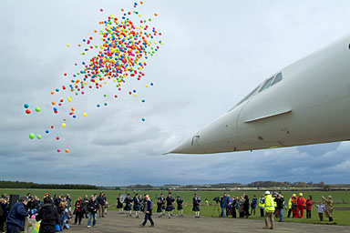 Concorde arrives