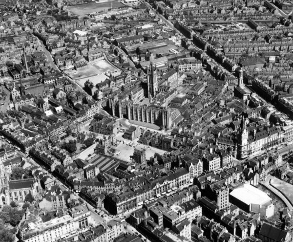 Aerial view of Aberdeen