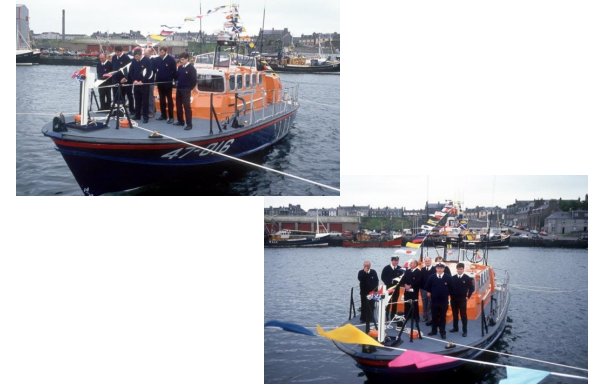 The New Lifeboat at Wick Harbour, Caithness