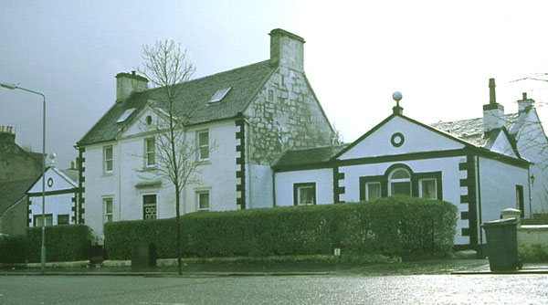 Colour photograph of town house in Greenock.