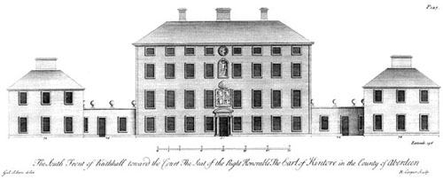 Drawing of Keith Hall, Aberdeenshire.