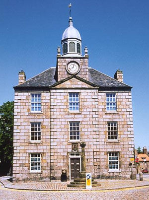 Photograph of Old Aberdeen town house, built 1788-89.