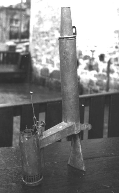 Whale oil lamp from New Lanark Mills