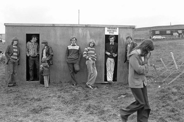 Men on the Shetland Islands