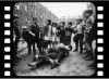 Street fight between two boys in the Gorbals