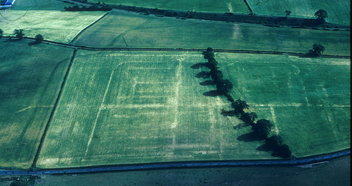 Aerial photograph of Newstead.