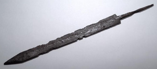 Photograph of a Roman sword.