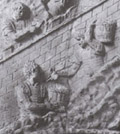 Thumbnail photograph of digging a ditch, from Trajan's Column.