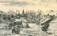 Thumbnail picture of engraving of Greenock.