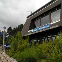 The Tourist Information Centre in Aviemore