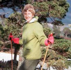 Claire, ski instructor at Cairngorm